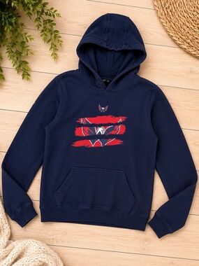 Washington Capitals Hockey NHL LevelWear Boys Hoodie Sweatshirt Pullover Navy XL